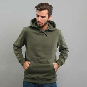 Mikina Urban Classics Basic Sweat Hoody olivová