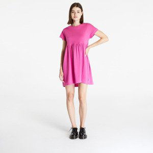 Urban Classics Ladies Organic Empire Valance Tee Dress Bright Violet