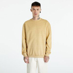 Mikina Urban Classics Heavy Terry Garment Dye Crew Union Beige M