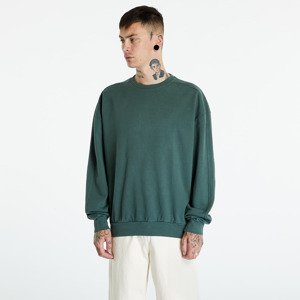 Urban Classics Heavy Terry Garment Dye Crew Bottle Green