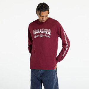 Tričko Thrasher Barbed Wire Longsleeve Maroon S