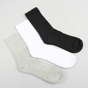 Ponožky Urban Classics Sport Socks 3-Pack černé / bílé / šedé