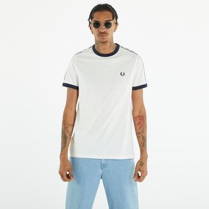 FRED PERRY Taped Ringer T-shirt Snow White