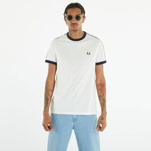 FRED PERRY Taped Ringer T-shirt Snow White