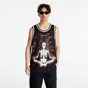 PLEASURES Meditation Basketball Jersey Black