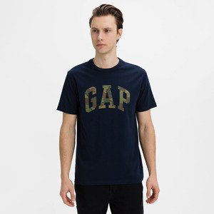 Tričko GAP V-Ss Camo Arch Logo Tee Tapestry Navy M