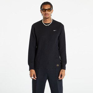 Nike LifeLong-Sleeve Heavyweight Waffle Top Black/ Black/ White