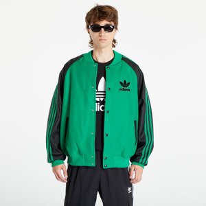 adidas Originals Sustainability Varsity Bomber Jacket Green/ Black