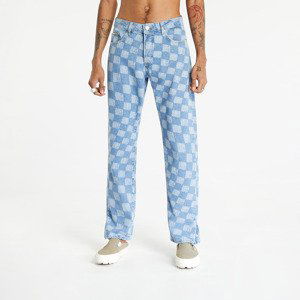 Džíny Sixth June Relaxed Damier Denim Pants Blue W28