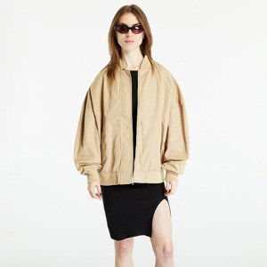 Urban Classics Ladies Recycled Oversized Light Bomber Jacket Union Beige