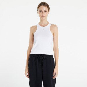 TOMMY JEANS Feminine Rib Tank Top White