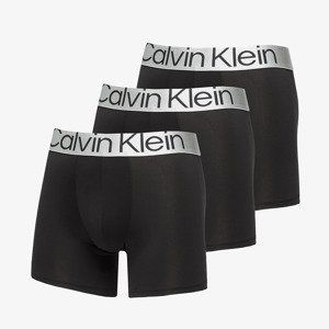 Calvin Klein Reconsidered Steel Microfiber Boxer Brief 3 Pack Black