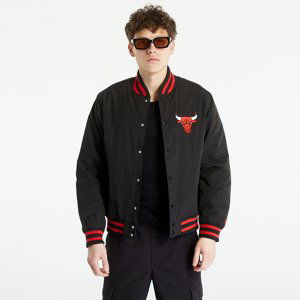 New Era Chicago Bulls NBA Script Bomber Jacket Black