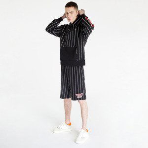 TOMMY JEANS Relaxed Pinstripe Hoodie Black