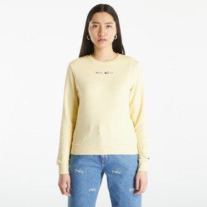 TOMMY JEANS Regular Color Serif Sweatshirt Yellow