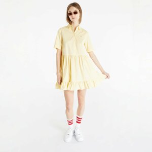 TOMMY JEANS Poplin Tiered Ss Shirt Dress Yellow