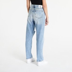 CALVIN KLEIN JEANS High Rise Straight Pants Denim Light