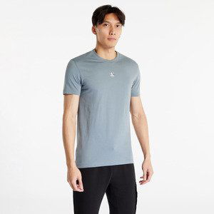 CALVIN KLEIN JEANS Micro Monologo Short Sleeve Tee Overcast Grey