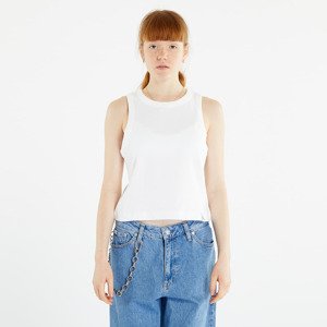 Tílko CALVIN KLEIN JEANS Tab Rib Tank Top Bright White S