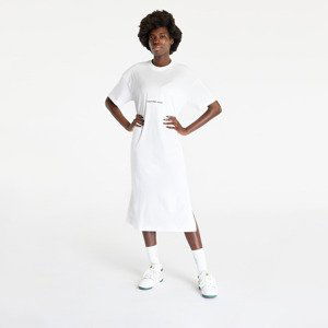 CALVIN KLEIN JEANS Institutional Long T-Shirt Dress White