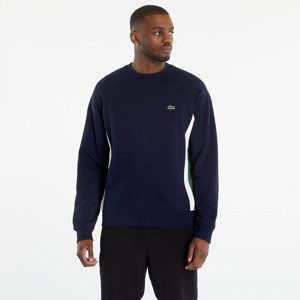 LACOSTE Sweatshirt Navy Blue/ Green-Flour