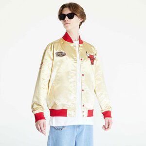 Mitchell & Ness Fashion LW Satin Jacket Light Gold