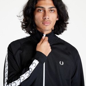 Mikina FRED PERRY Taped Track Jacket Black L