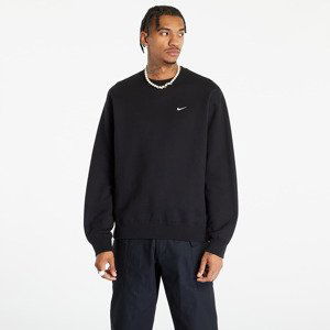 Mikina Nike Solo Swoosh Men's Fleece Crew Black/ White L