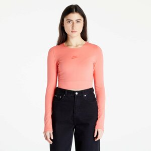 Nike Sportswear Women's Long-Sleeve Dance Crop Top Magic Ember