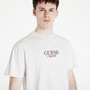 GUESS Brent Loscript Tee Creamy