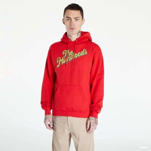 Mikina The Hundreds Slime Slant Pullover Red M