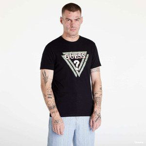 GUESS Triangle Logo T-shirt Black