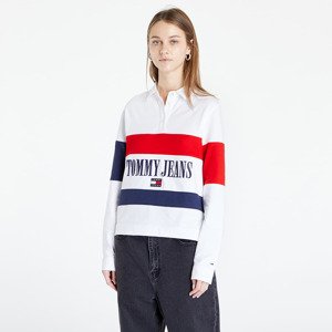 TOMMY JEANS Oversized Archive Polo White