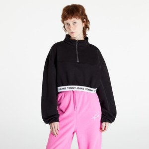 Tommy Jeans Super Crop Logo Sweatshirt Black