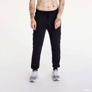 Tepláky Urban Classics Cargo Sweatpants Black M