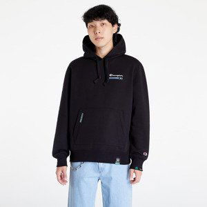 Champion Logo Hooded Sweatshirt Black