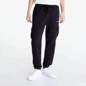 Champion Logo Elastic Cuff Cargo Pants Black