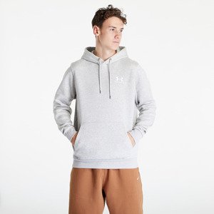 Mikina Under Armour Essential Fleece Hoodie Ghost Gray Medium Heather/ White M