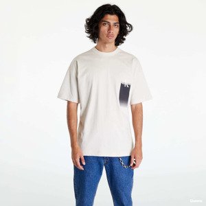 CALVIN KLEIN JEANS Monologo Gradient Mul T-shirt Cream