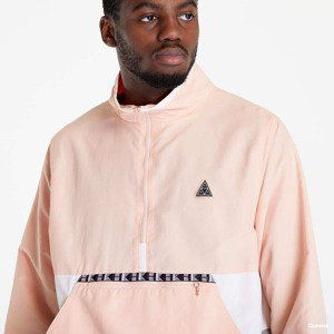 Větrovka HUF Teton 1/4 Zip Anorak Coral Pink M