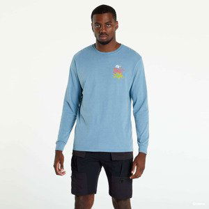 The Quiet Life Quite Planet Pigment Dyed Long Sleeve Tee Blue