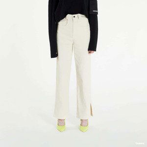 Sixth June Slit Wide Leg Pants Cream