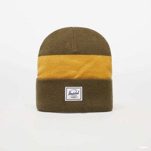 Herschel Supply CO. Elmer Beanie Ivy Green/ Harvest Gold