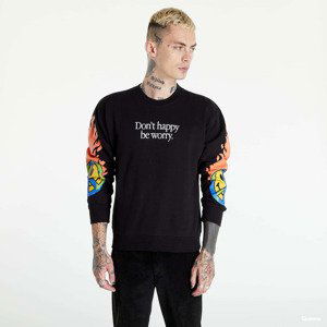 Market Smile Earth On Fire Crewneck Black