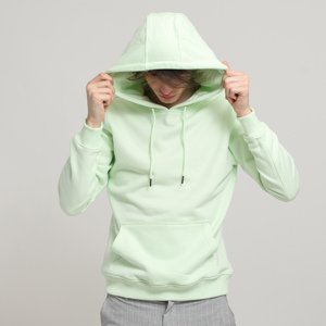 Mikina Urban Classics Basic Sweat Hoody Light Green