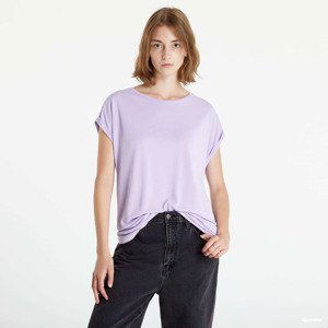 Urban Classics Ladies Modal Extended Shoulder Tee Purple