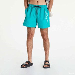 Tommy Hilfiger Logo Medium Drawstring Swim Shorts Tyrkysové