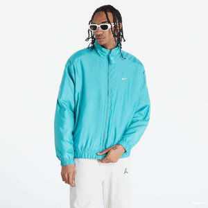 Nike Solo Swoosh Satin Bomber Jacket tyrkysová