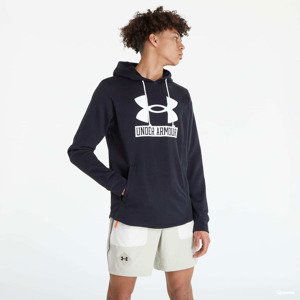 Under Armour Rival Terry Logo Hoodie Black/ Onyx White