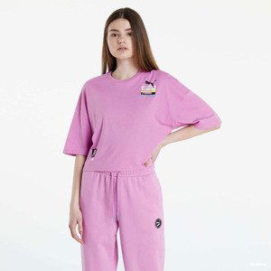 Puma Brand Love Oversized Tee Purple